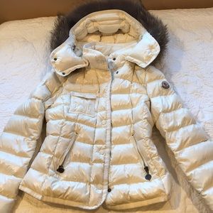 Authentic Moncler Enfant Size 0, color ivory